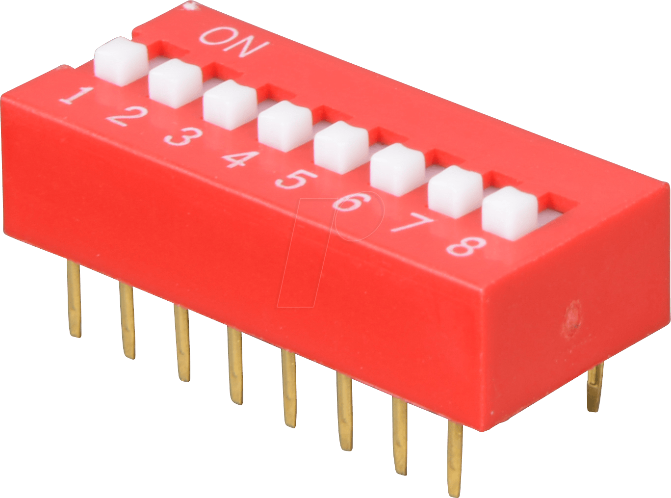 NT 08 - Dip-Schalter, liegend, 8-polig
