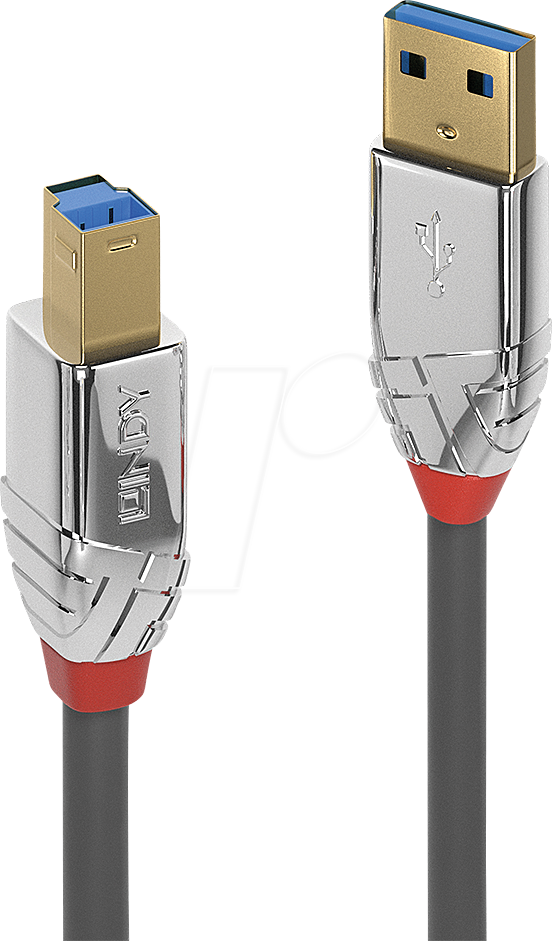 LINDY 36660 - USB 5 Gb/s Kabel, A Stecker auf B Stecker, 0,5 m