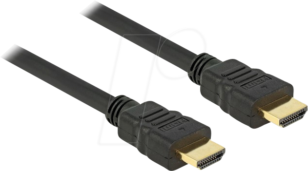 DELOCK 84408 - HDMI High Speed mit Ethernet Kabel, 4K 30 Hz, 3,0 m