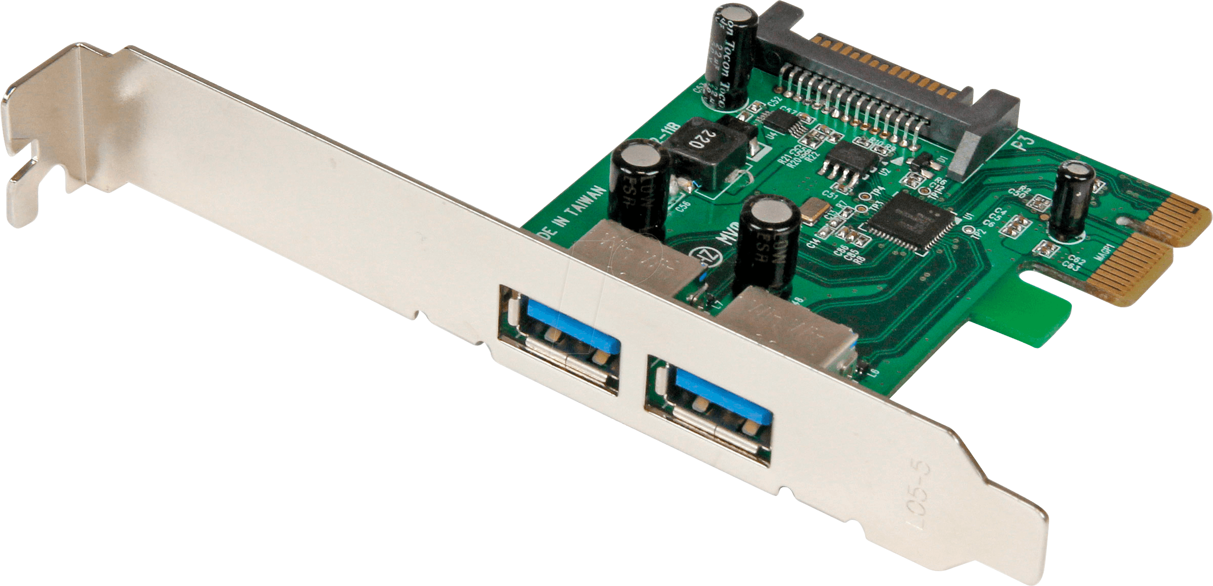 ST PEXUSB3S24 - PCIe Karte, 2 Port USB 3.0, optional Low Profile