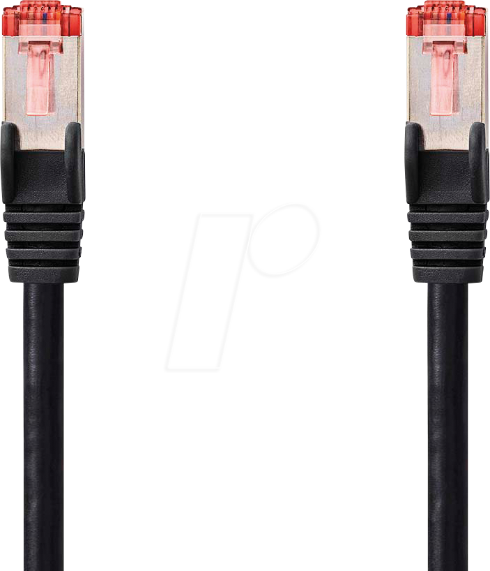 Thumbnail - N CCGL85221BK150 - Patchkabel, Cat.6, S/FTP, 15 m, schwarz