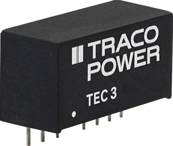 TEC 3-2422 - DC/DC-Wandler TEC 3, 3 W, 18-36/±12,0 VDC, SIL-8