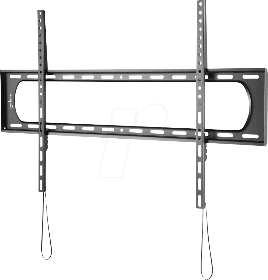 MANHATTAN 461917 - TV-Wandhalterung, 60'' bis 120'' max. 120 kg, starr, schwarz
