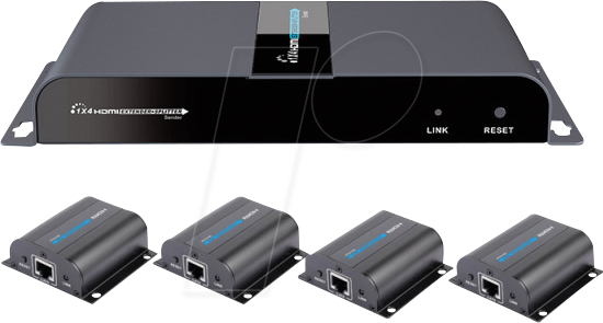 IDA EX-HL41TY - HDMI Extender/Splitter über Cat.6/6a/7, Set