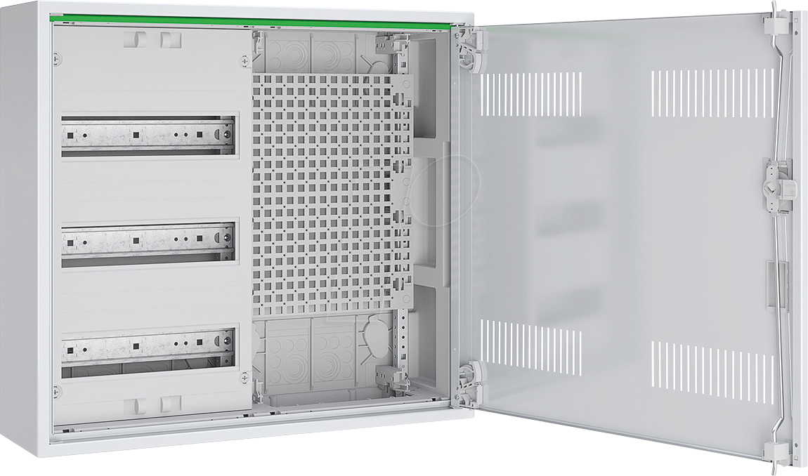 ABNRM203M01 - Feldverteiler AP, T: 160 mm, Lüftungstür, 3 Reihen, Mediafeld