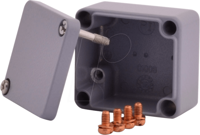 ALTR 504530 GR - Aluminiumgehäuse Alster, 50 x 45 x 30 mm