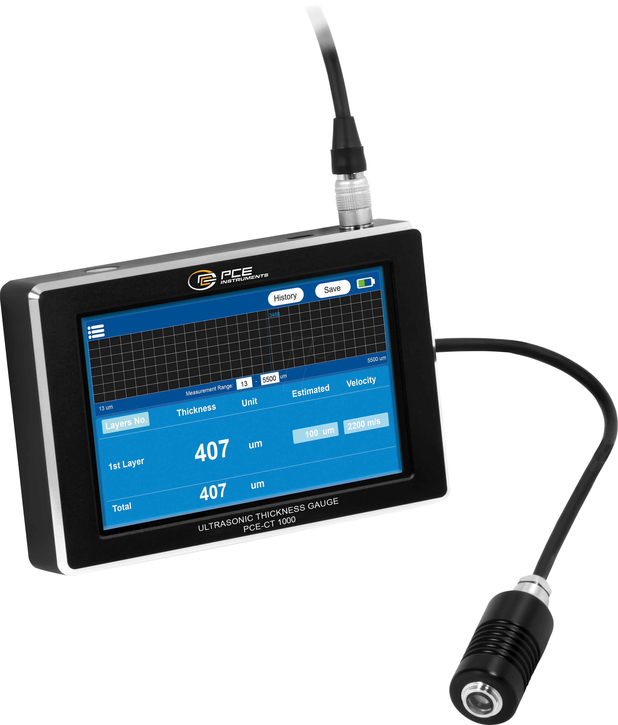 PCE CT 1000 - Schichtdickenmessgerät PCE-CT 1000