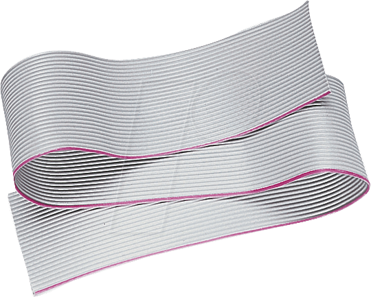 AWG 28-09G 30M - Flachbandkabel AWG28, 9-pol., grau, 30m-Ring