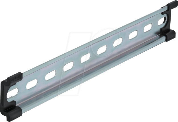 DELOCK 66192 - Hutschiene 35 x 7,5 mm (25 cm) Stahl gelocht