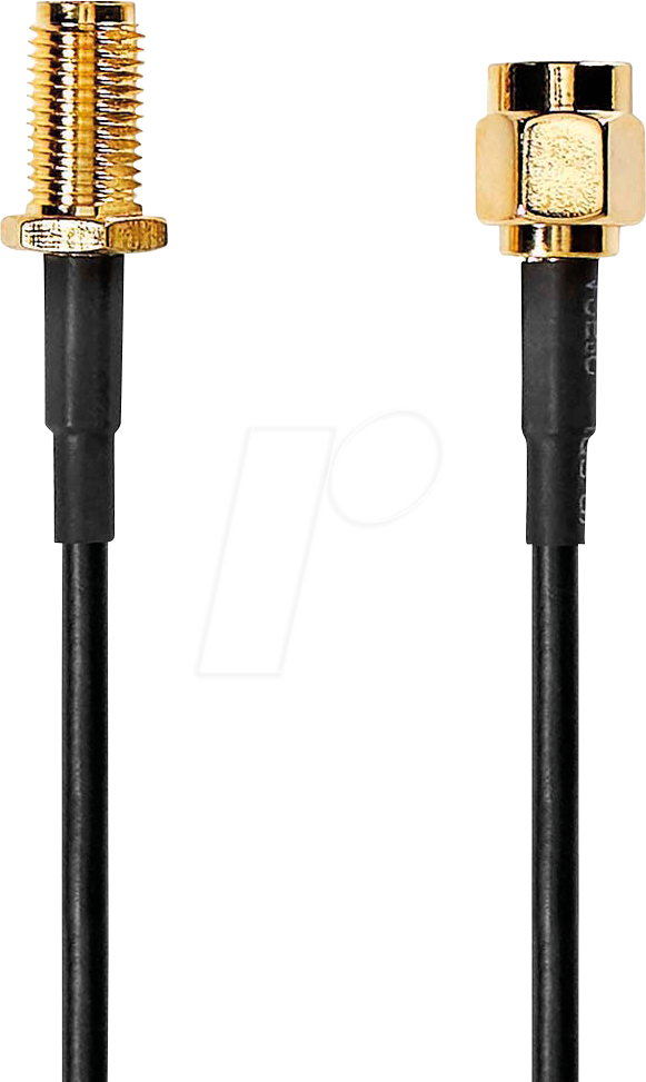 N CSGL02010BK20 - Antennenkabel, SMA-Stecker / SMA-Buchse, 2 m