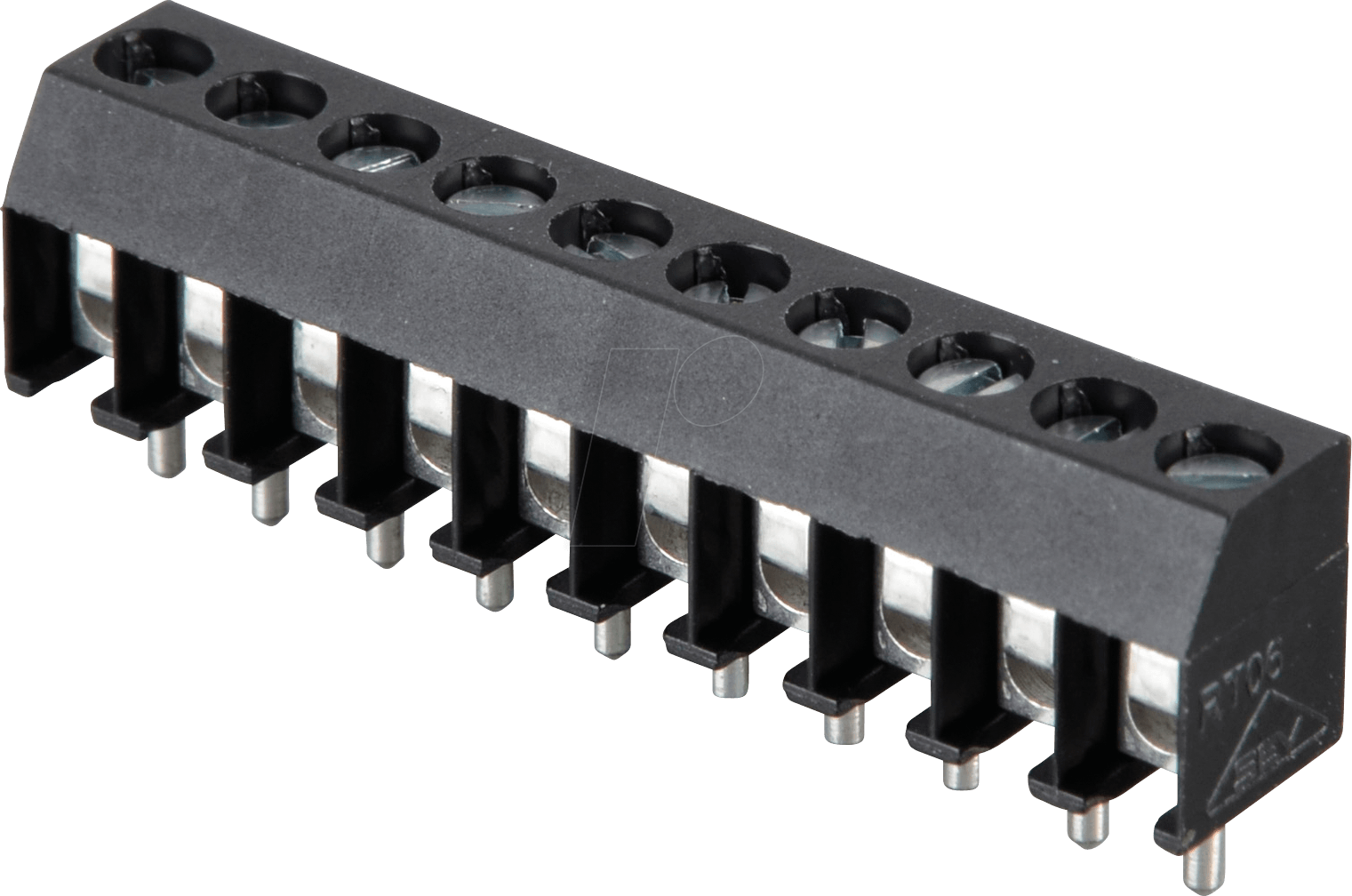 AKL 059-10 - Anschlussklemme, 10-pol, Ø 1,5 mm, RM 3,5