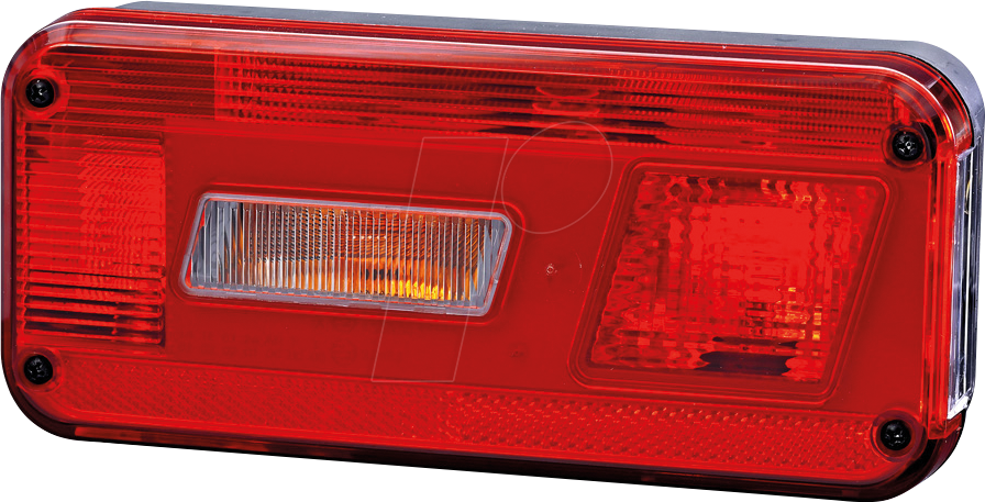 ANHGR 300001 - Anhänger - Rückleuchte, 6 Funktionen, Bajonett, links