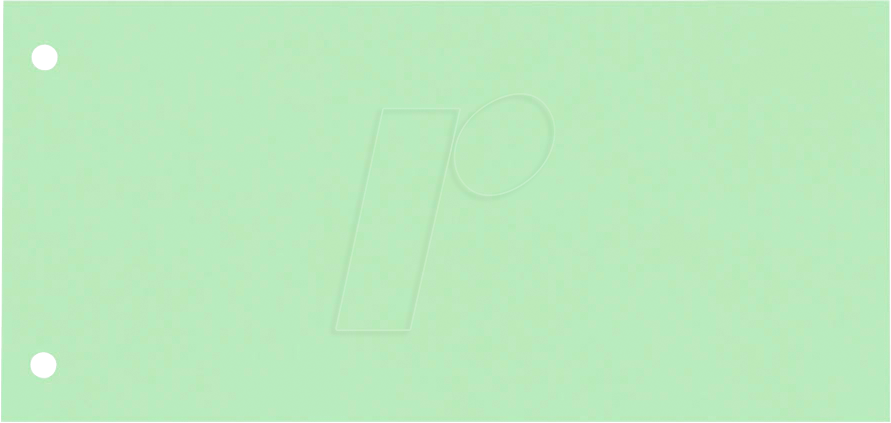 TRENNSTREIFEN GN - Farbige Trennstreifen (24,0 x 10,0 cm), grün