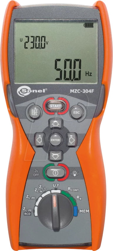 SONEL MZC-304F - Kurzschluss-Schleifenimpedanz-Prüfgerät MZC-304F