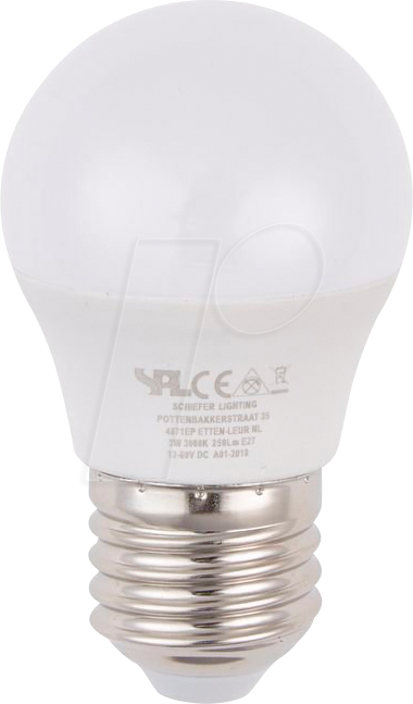 SCHI L277239930 - LED-Lampe, E27 (12-60 V/DC), 3 W, 250 lm, 3000 K