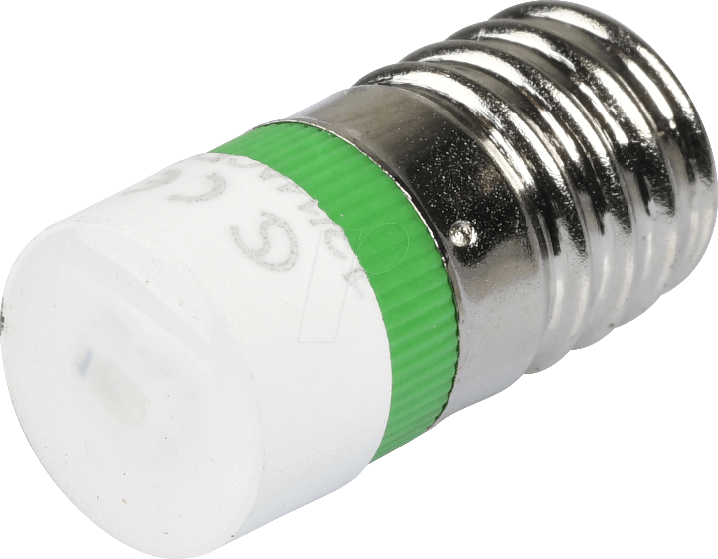MWCE 22729 - Reflektor-LED, E10, grün, 12 V, 470 mcd, Ø9,7 mm, 160°