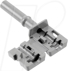 HFBR4535Z - LWL-Steckverbinder Simplex nicht-verriegelnd grau