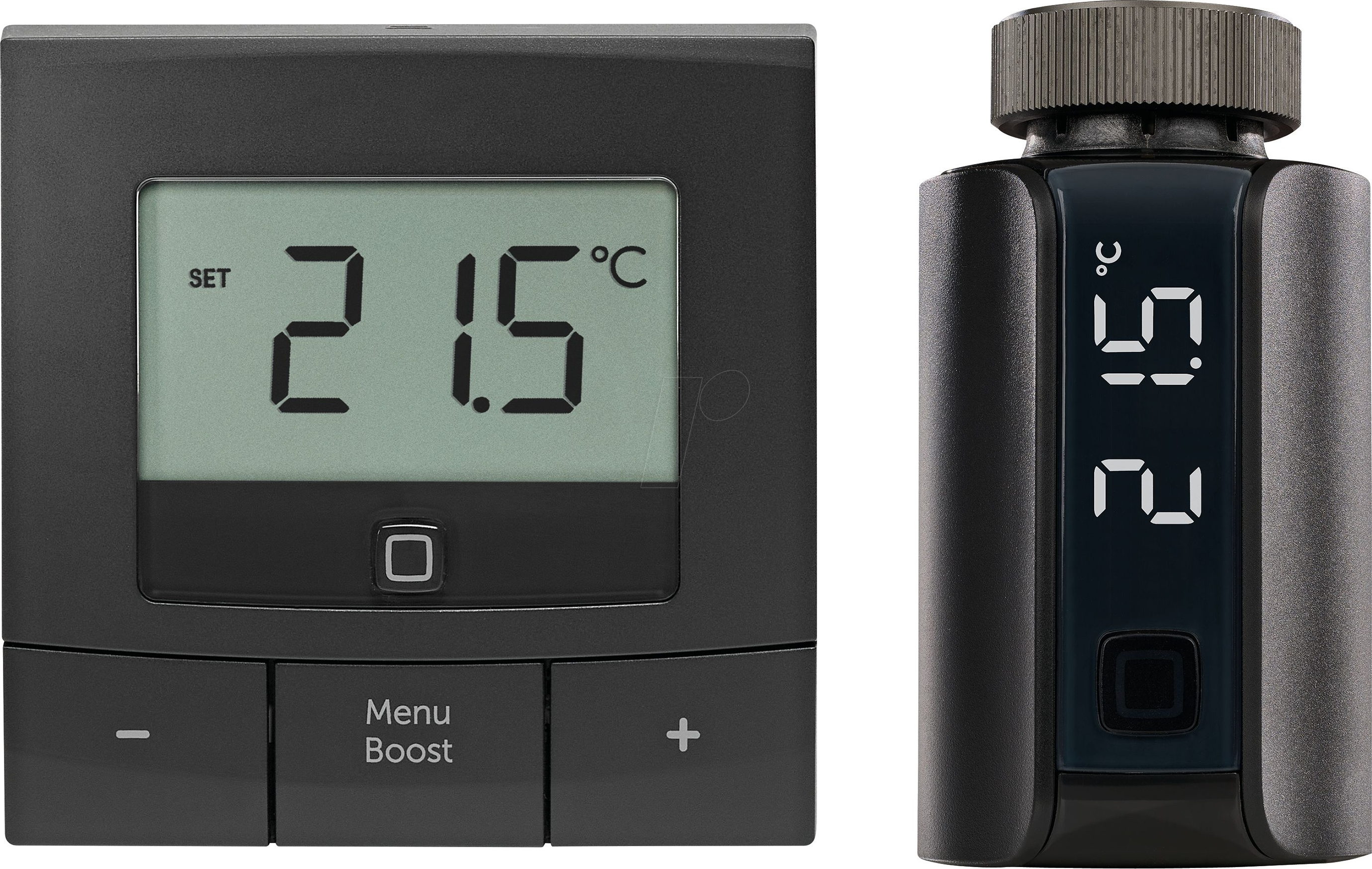 HMIP ETRV-EWTHBA - Heizkörperthermostat Evo + Wandthermostat - basic, anthrazit