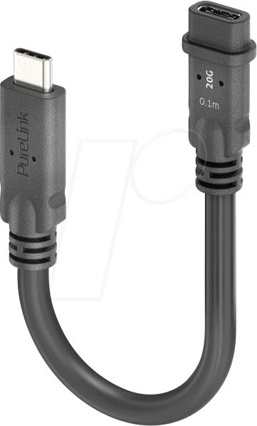 Thumbnail - PURE PIA630 - USB 4.0 Adapterkabel, 20 Gbit/s, 240 W, 8K 30Hz, 0,1 m