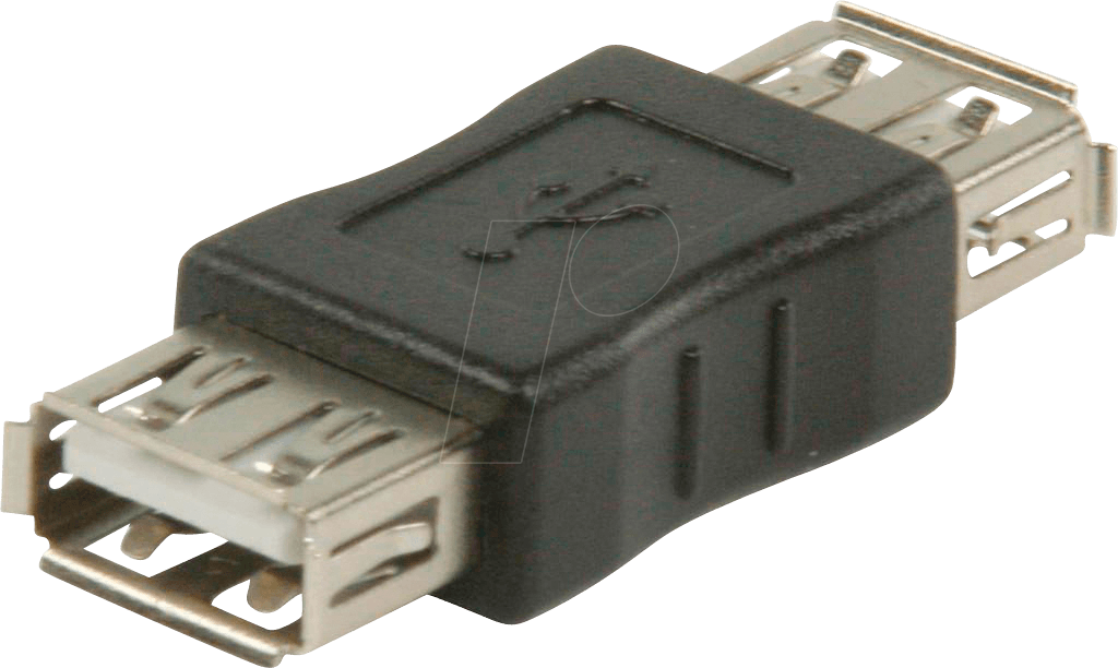 N CCGB60900BK - USB 2.0 Adapter, A-Buchse > A-Buchse, Schwarz