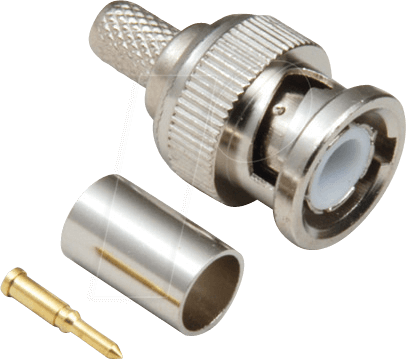 BKL 0401000-D - BNC-Stecker, Crimpausf., RG 58-U