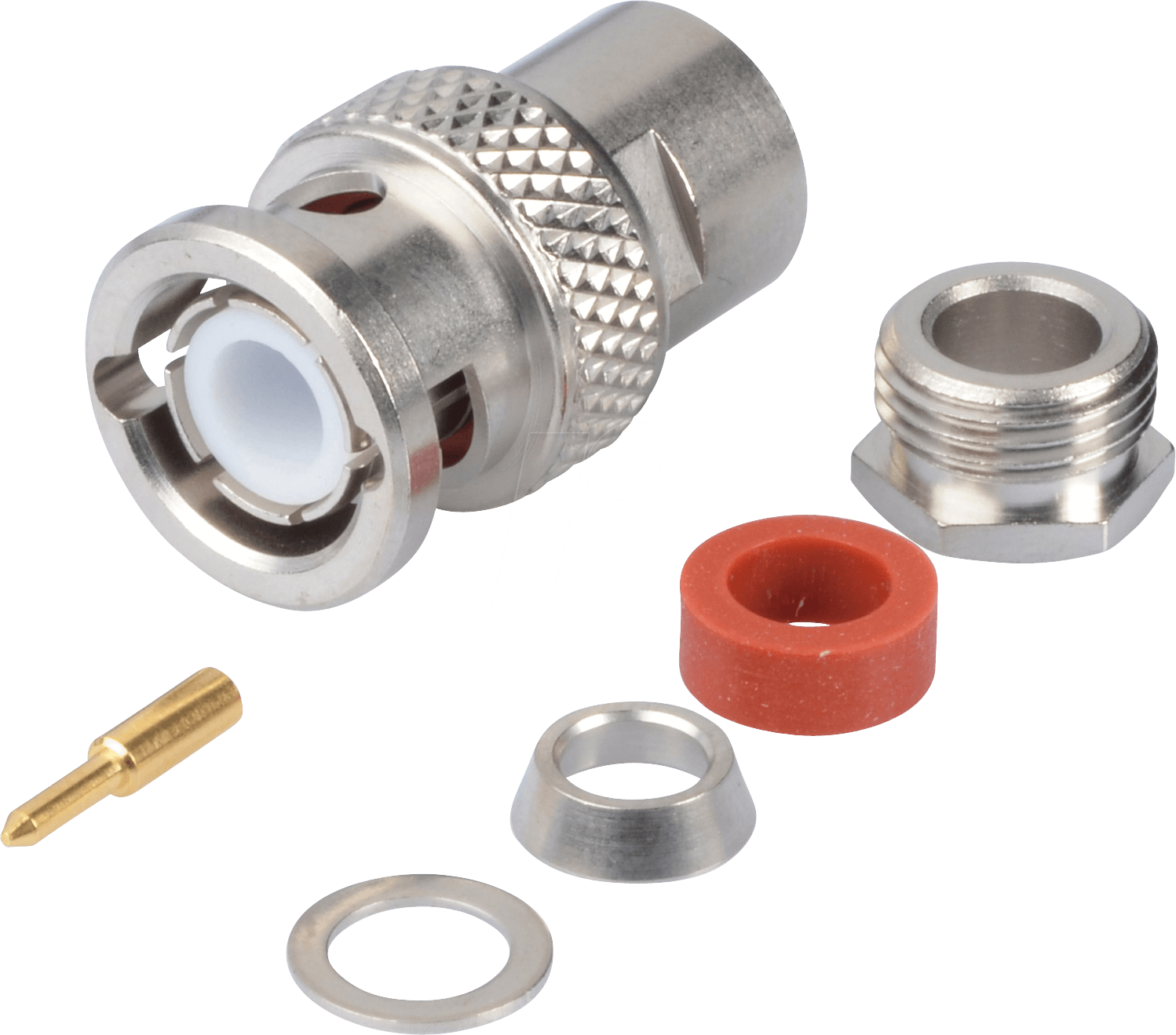 R 141 007 - BNC-Stecker, RG58/141, gerade, löt