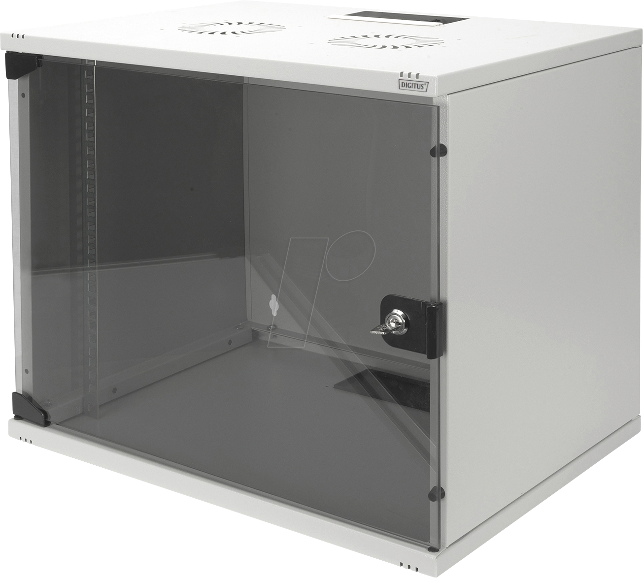 DIGITUS 19 09US1 - 19'' Wandgehäuse, 9HE, 400mm Tiefe, grau