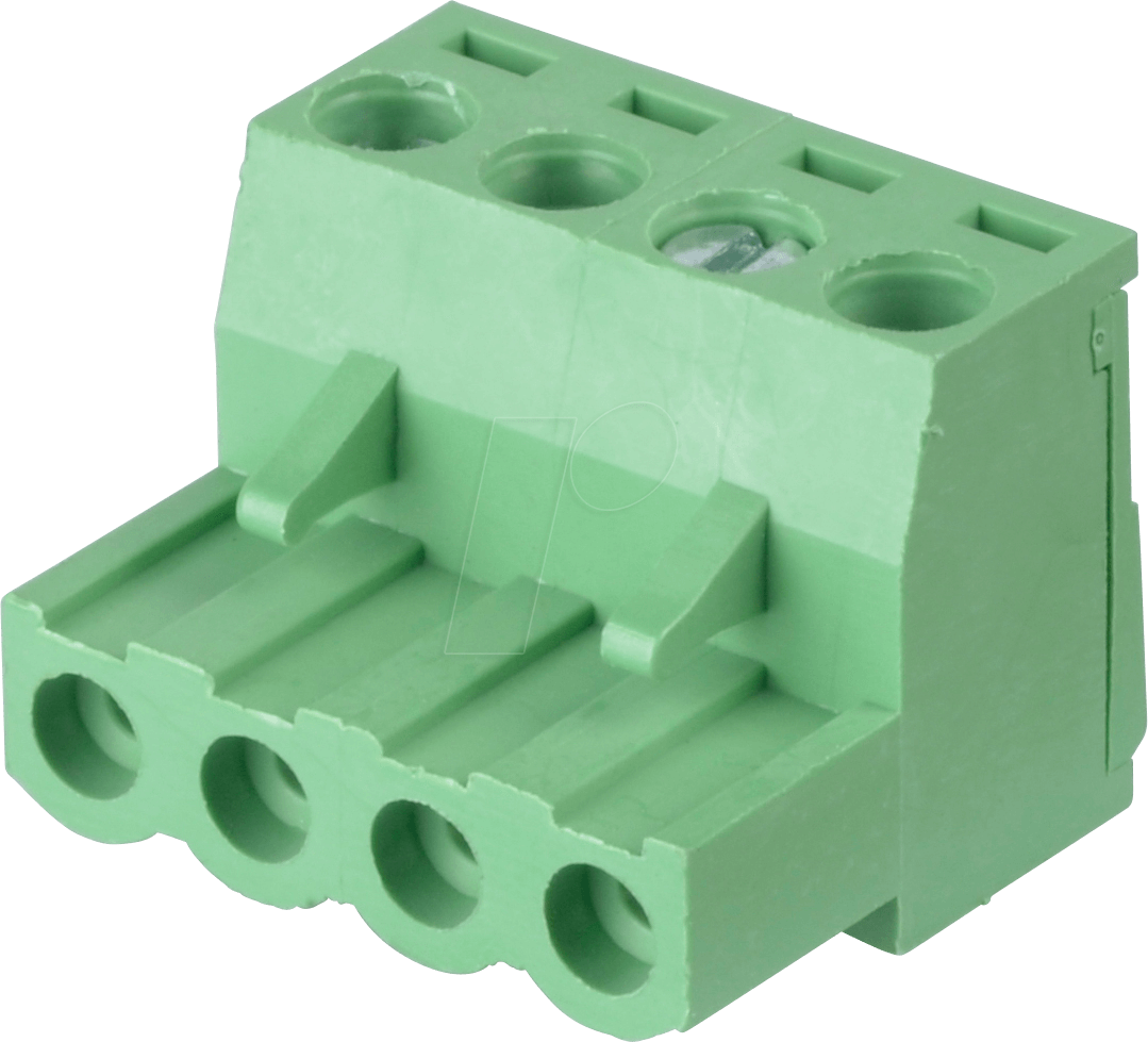 CTB9202-4 - Steckbare Schraubklemme - 4-pol, RM 5 mm, 0°