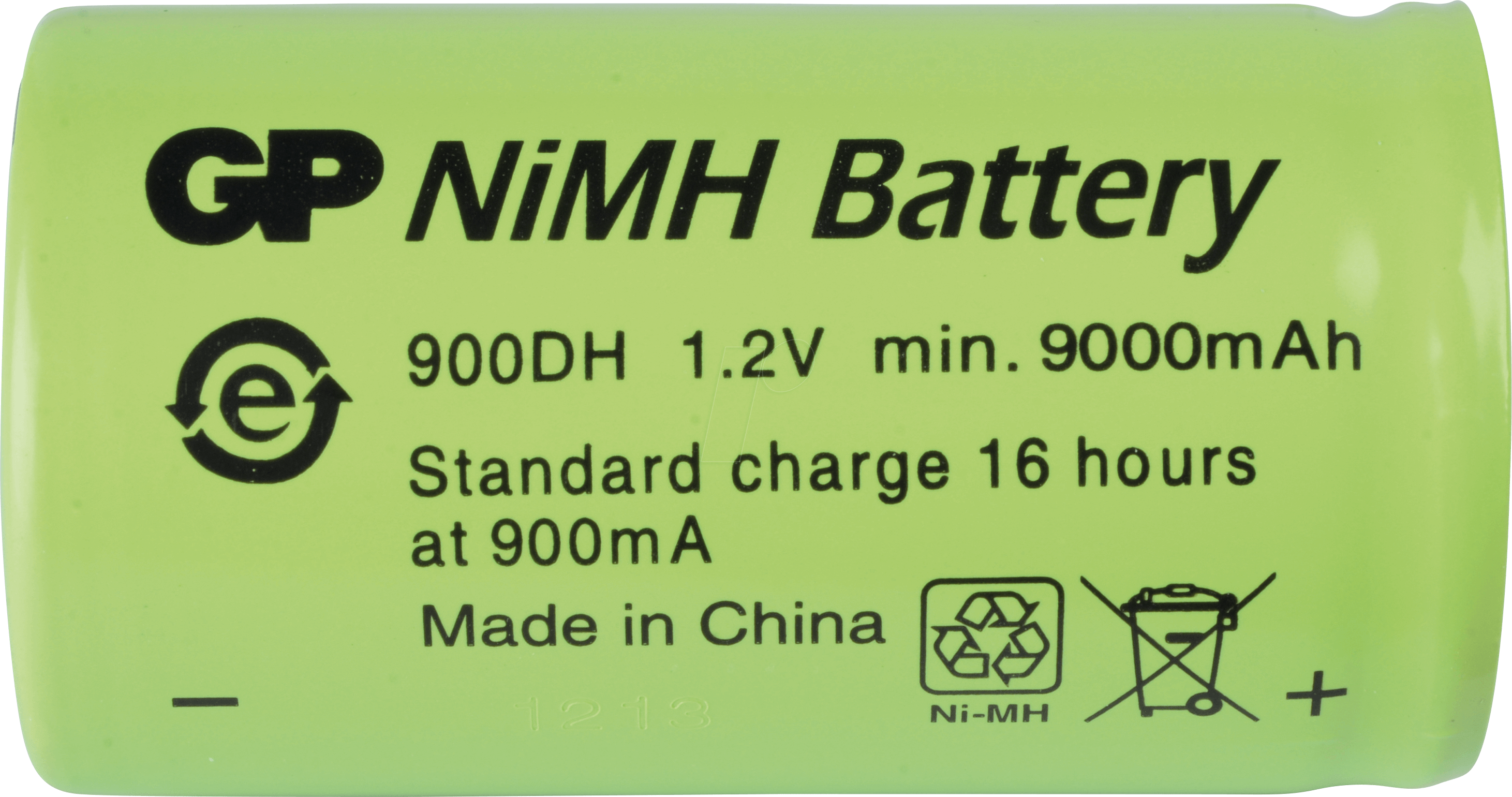 NH GP 900DH - NiMh Akku, D (Mono), 9000 mAh, 1er-Pack