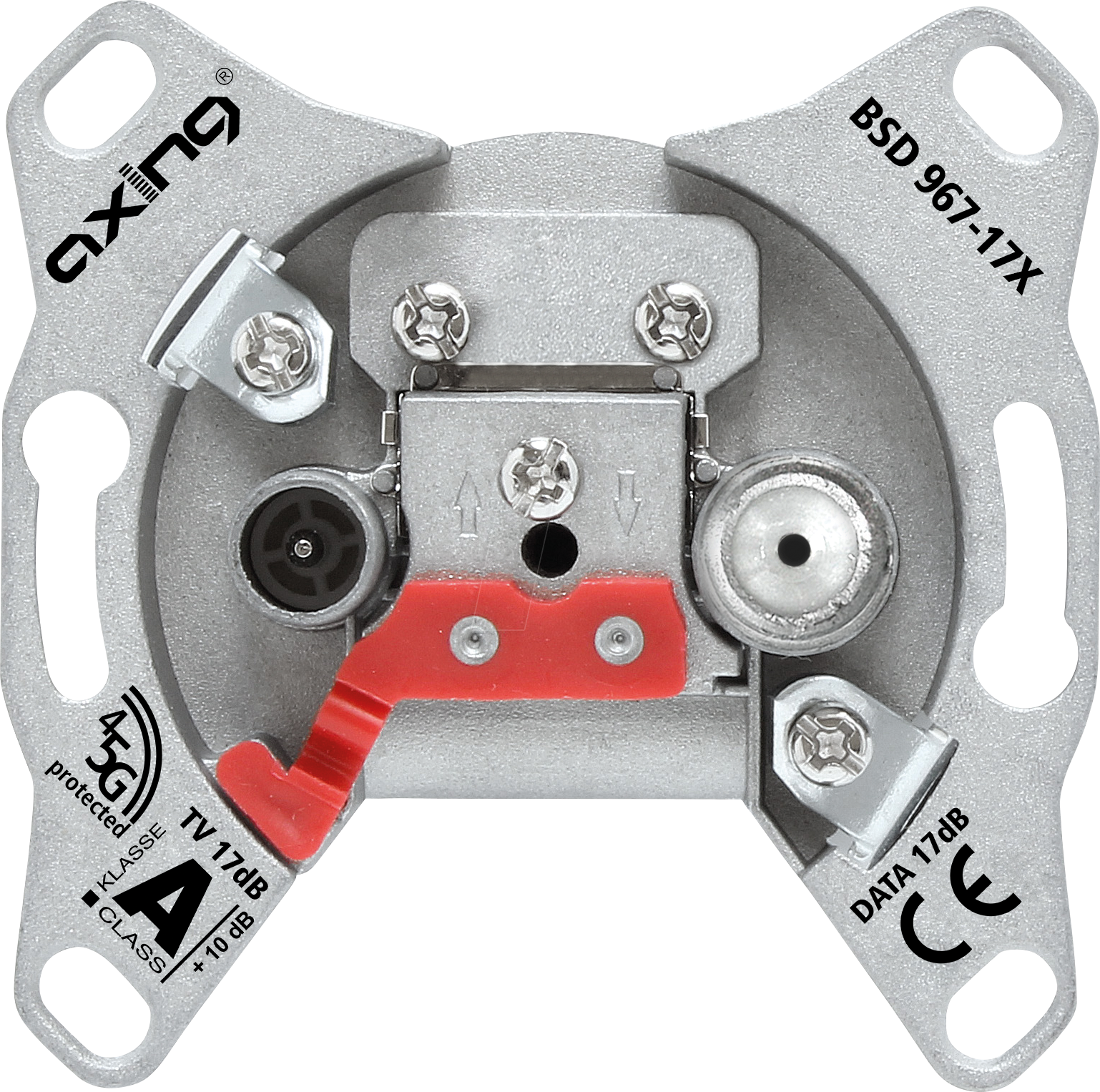 BSD96717X - 2-Loch Durchgangsdose 17 dB