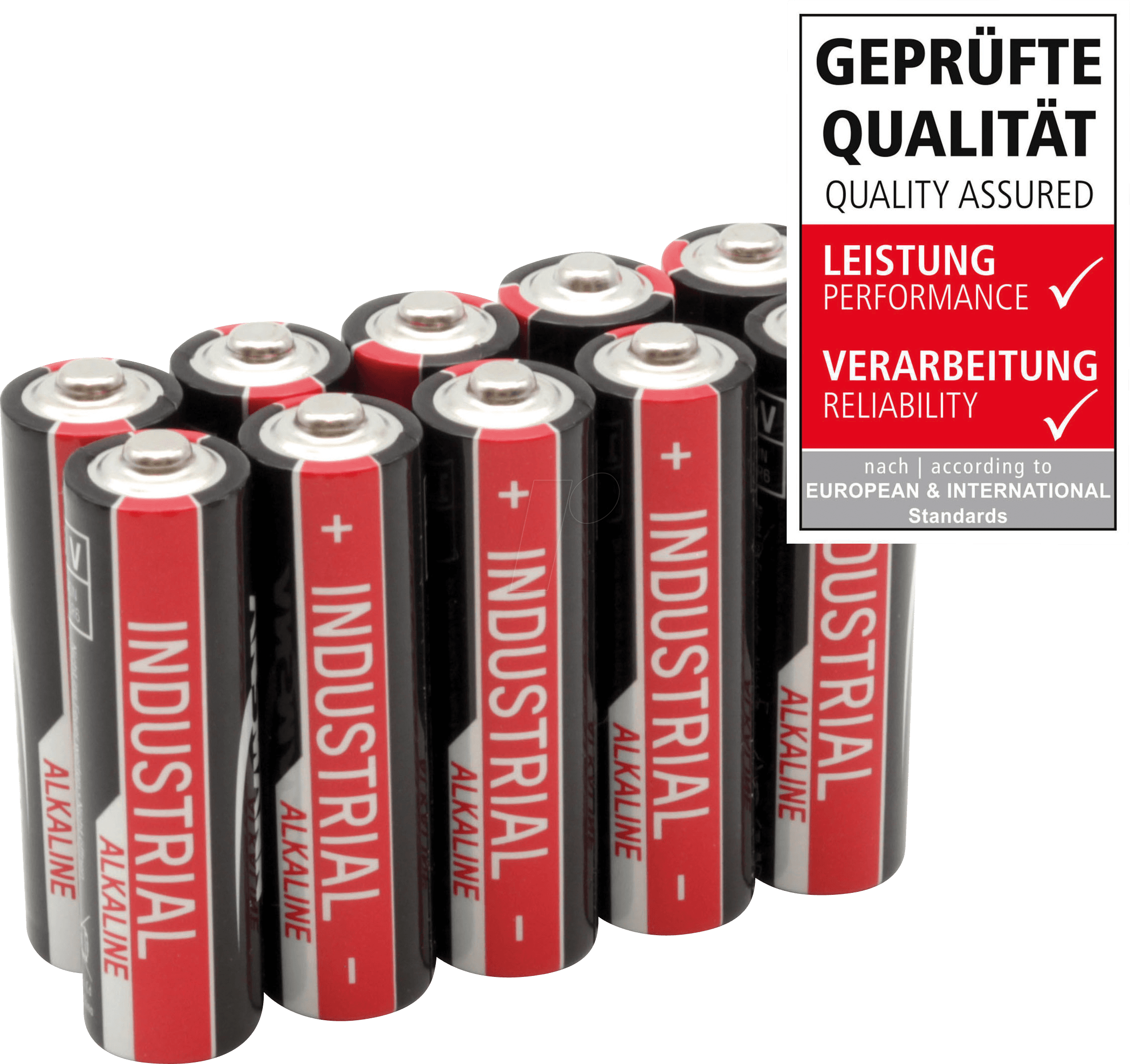 ANS IND 10XAA - Industrial, Alkaline Batterie, AA (Mignon), 10er-Pack