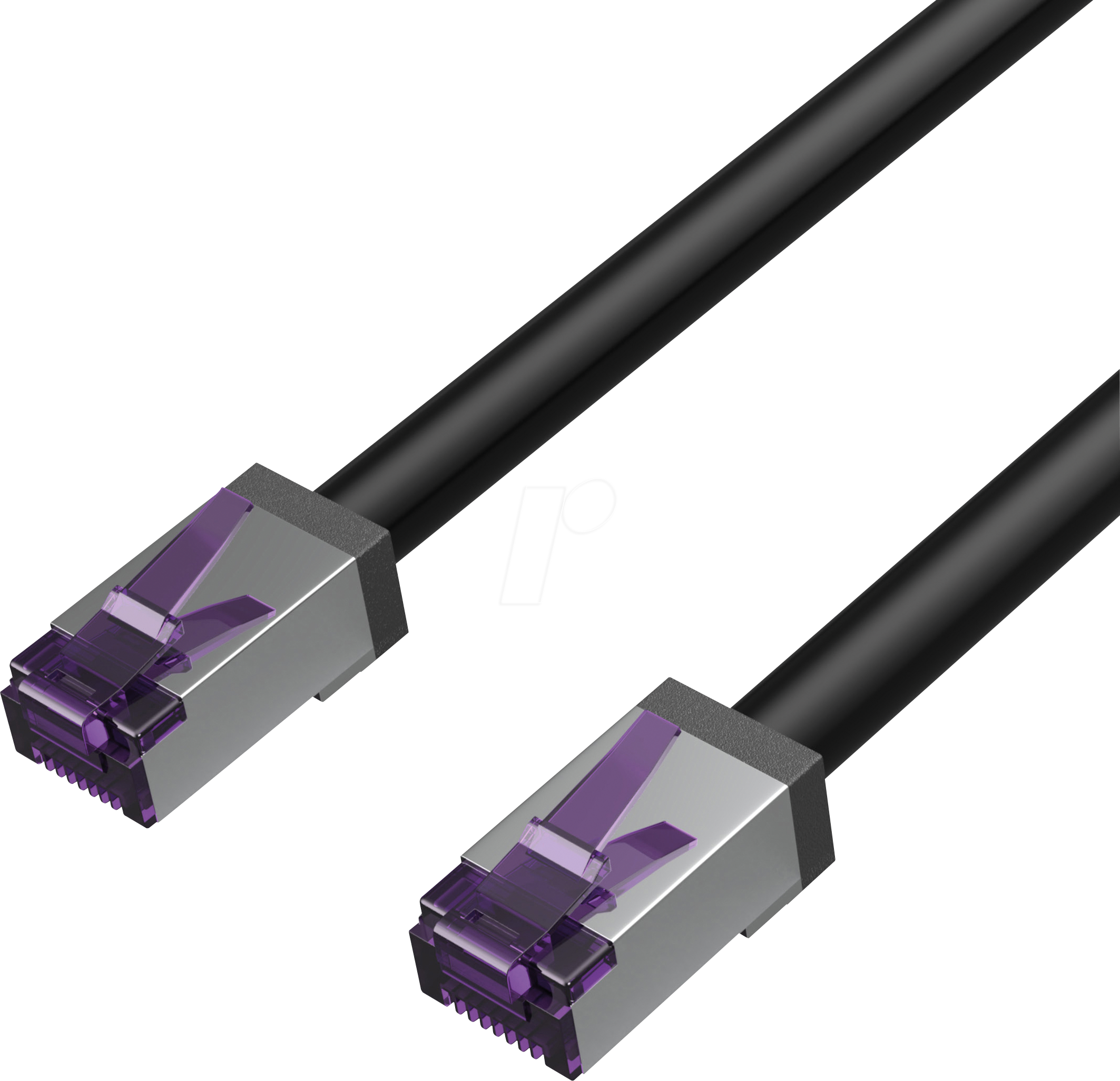 Thumbnail - FLX FL31-28105 - Patchkabel Cat. 6A S/FTP, PIMF, schwarz, 25 m
