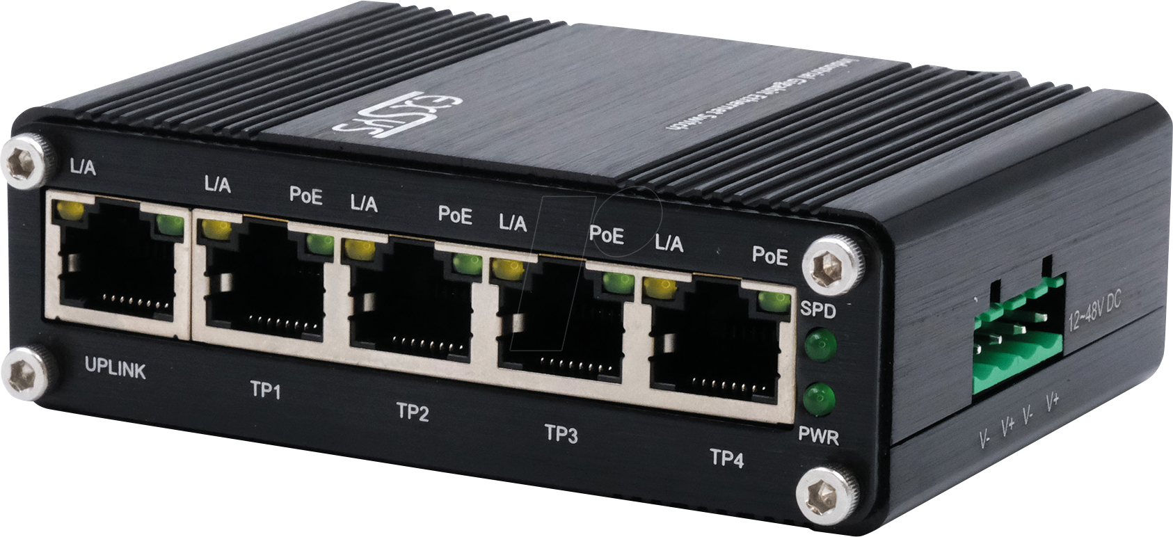 EXSYS EX-62020P - Switch, 5-Port, Gigabit Ethernet, PoE+