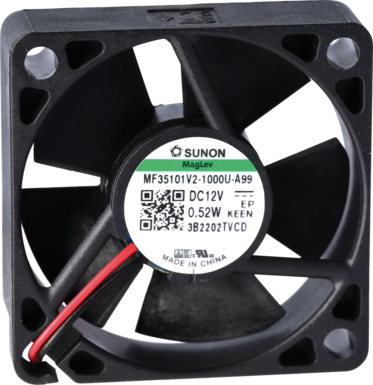 MF35101V31000UA9 - Lüfter, 12 VDC, 35x35x10mm, Serie MC