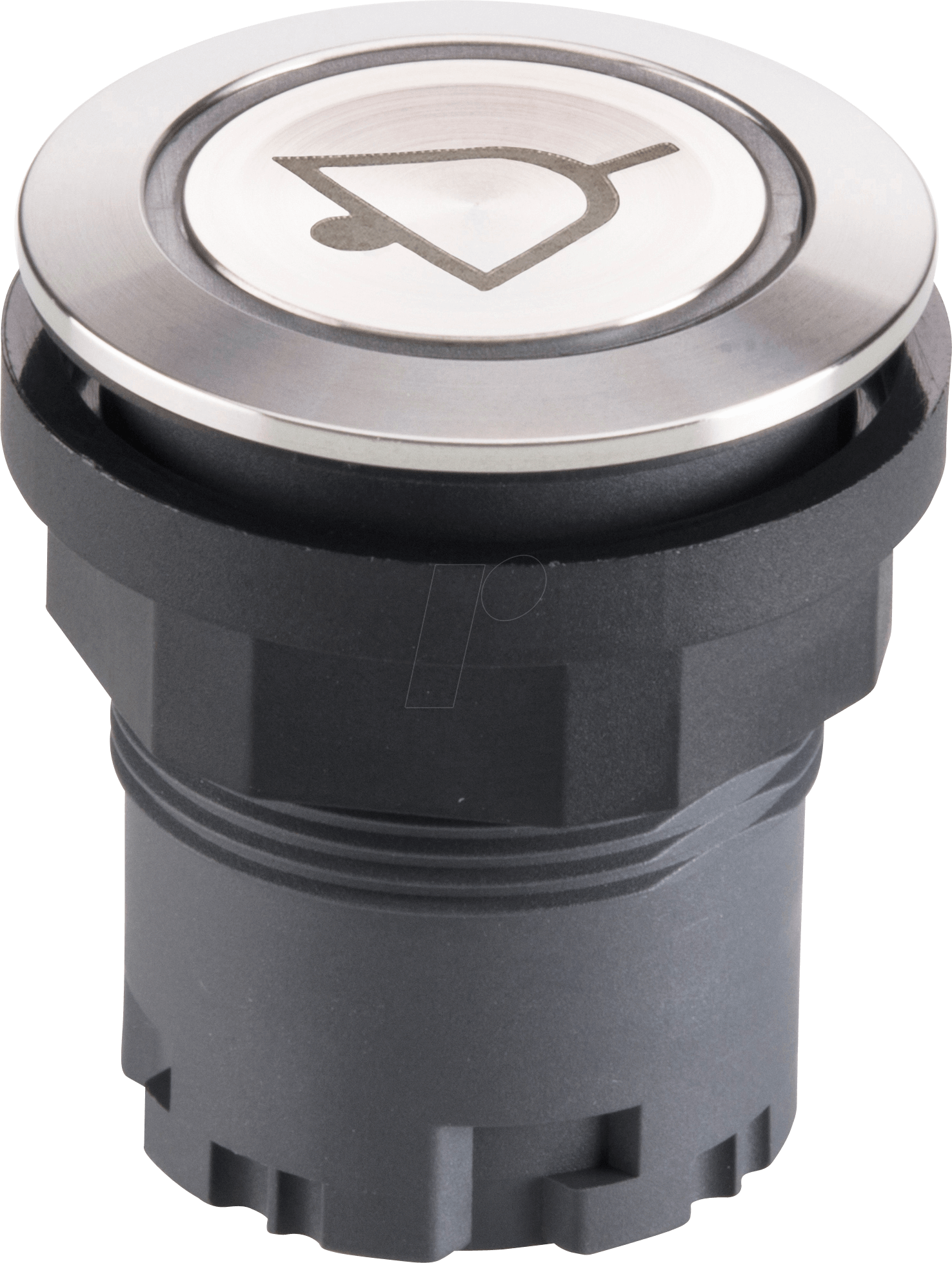 JRVATLRL 0043 - Drucktaster - RONDEX-JUWEL, ''I'', Edelstahl