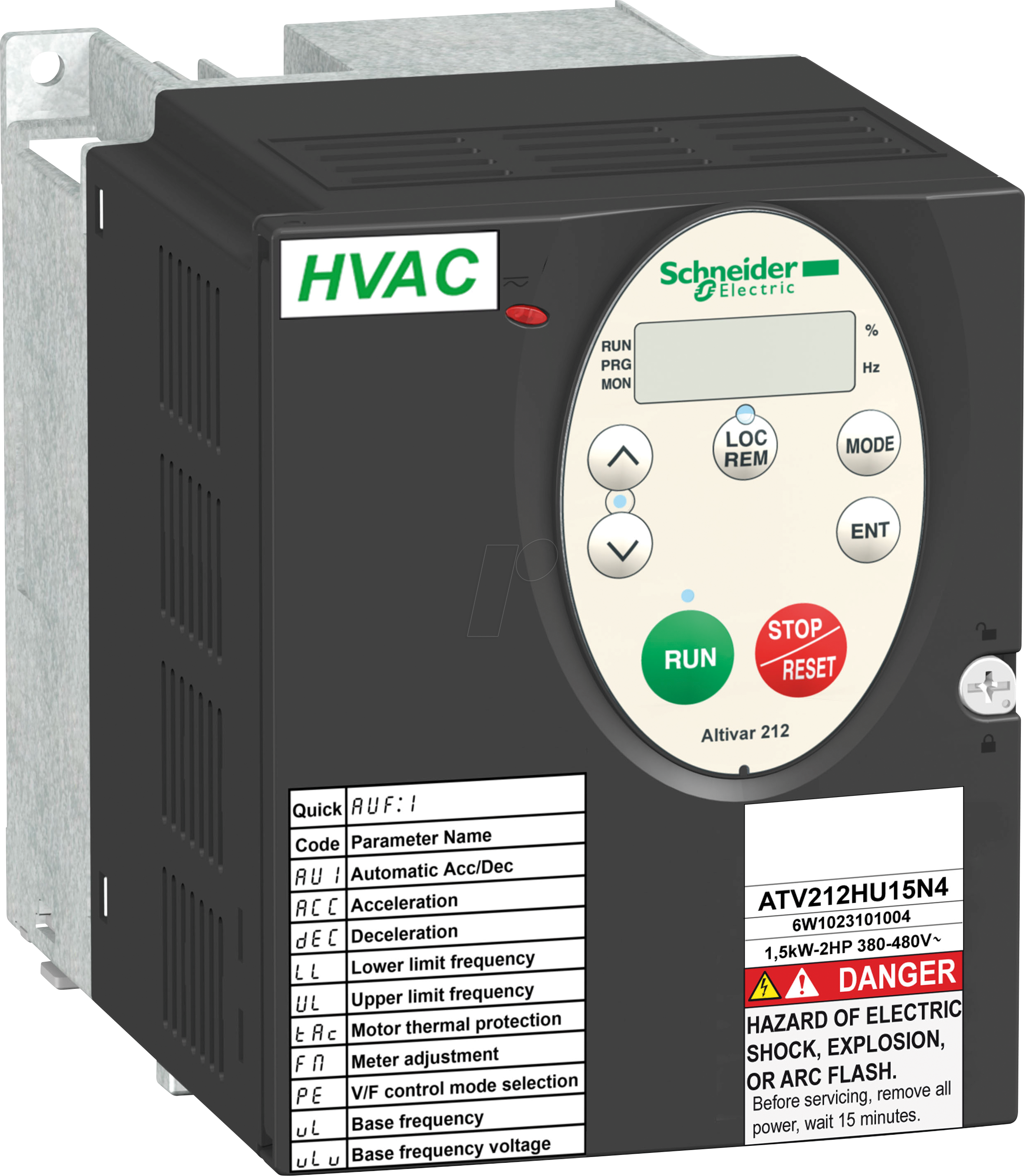 ATV212HU55N4 - Frequenzumrichter ATV212, 5,5kW, 480V, 3-ph., EMV, IP21