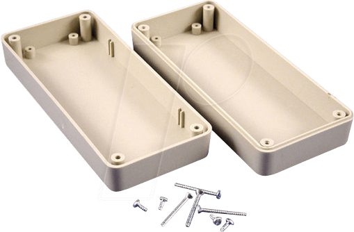 RL6035 - Kunststoffgehäuse, Serie RL, 65 x 144 x 40 mm, grau