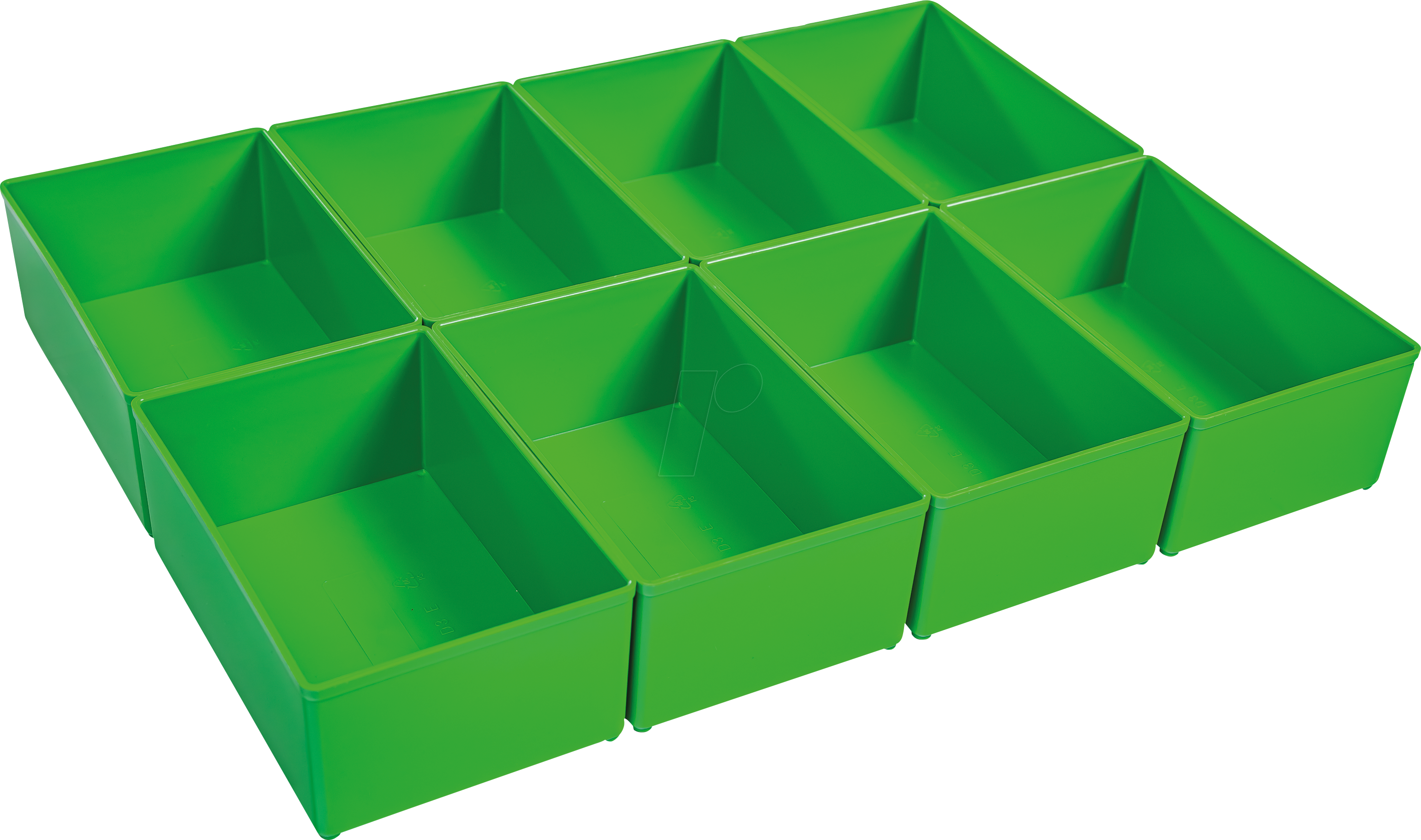 BOXX 6000001713 - Insetbox D3, grün, 8 Stück