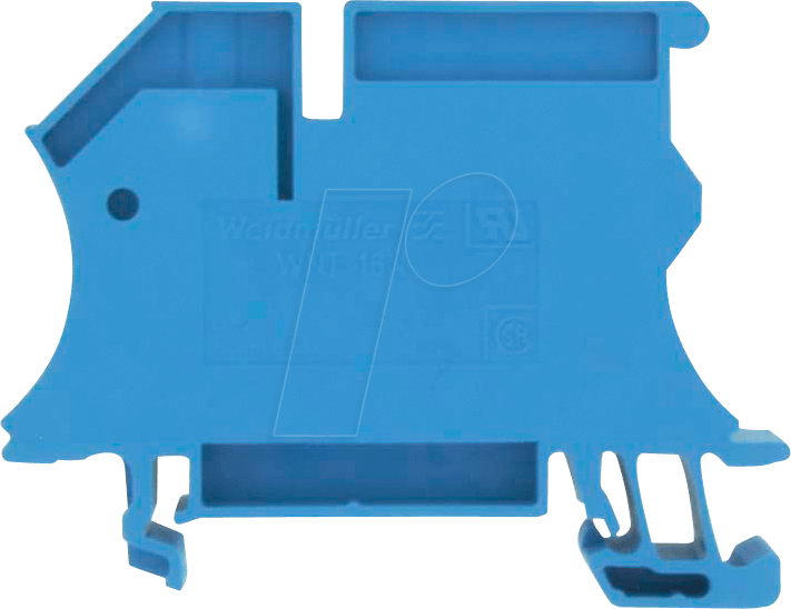 WNT 16N 10X3 - Reihenklemme mit Trenner Klippon® Connect, W-Serie blau