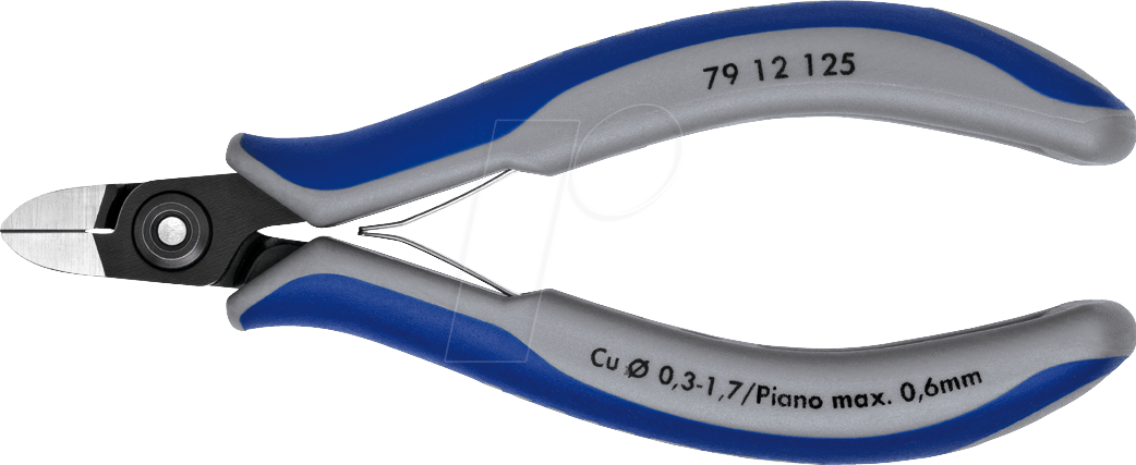 Thumbnail - KN 79 12 125 - Präzisions Elektronik-Seitenschneider, 125 mm, Kopf poliert