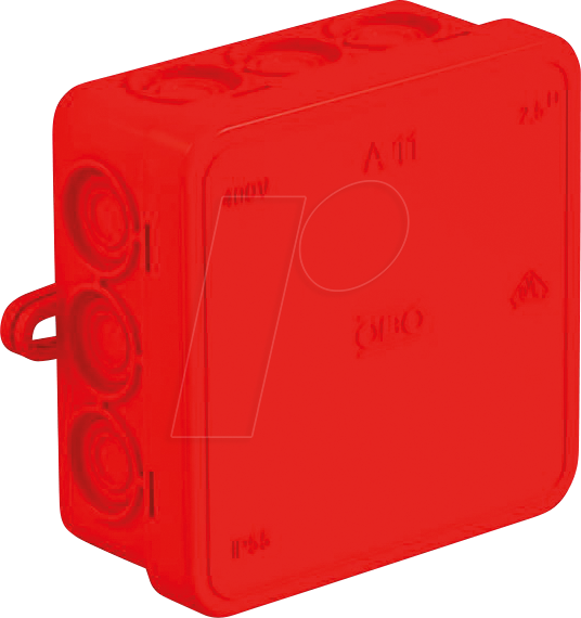 OBO 2000164 - Kabelabzweigkasten A 11, rot