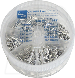 VT SORT 4451 - Streudose unisoliert, 0,5 - 2,5 mm², 1300-teilig