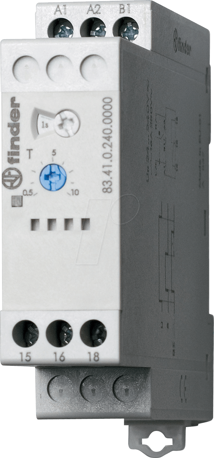 FIN 83.91 - Taktgeber-Relais,1 Wechsler,16A, 24-240VAC/DC