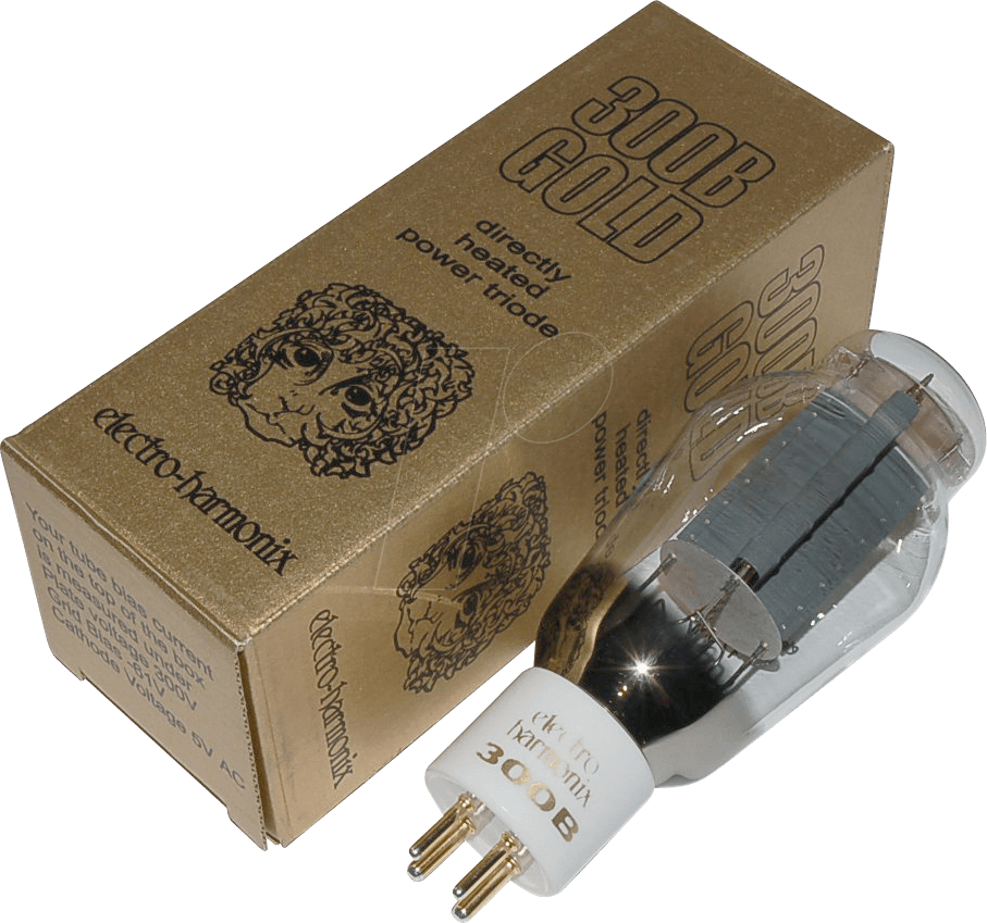 TUBE 300BEH - Elektronenröhre, direkt geheizte Triode, 4-pol, 5 V