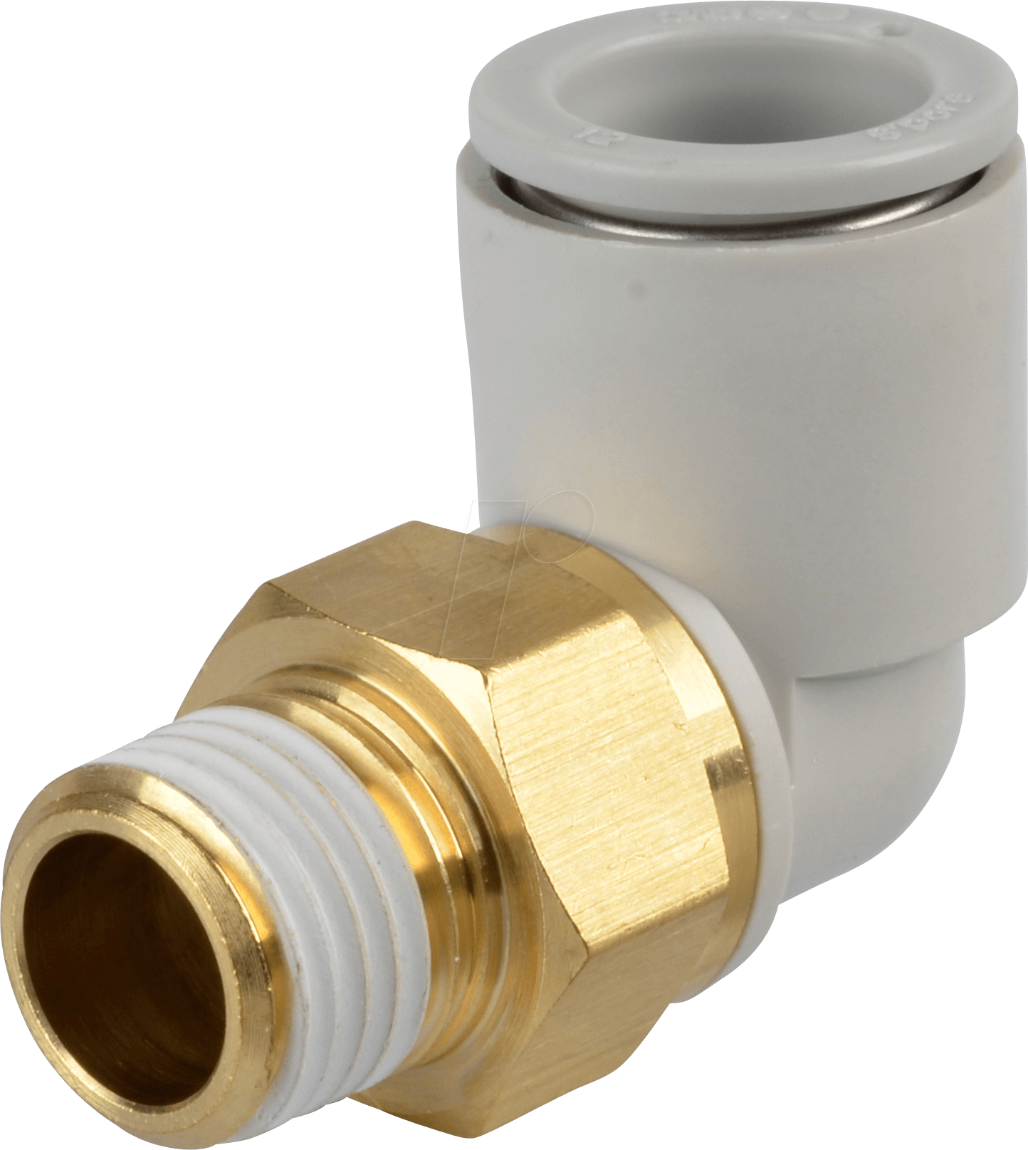 KQ2L12-02AS - Steckverschraubung, gewinkelt, schwenkbar, R1/4 Ø 12 mm