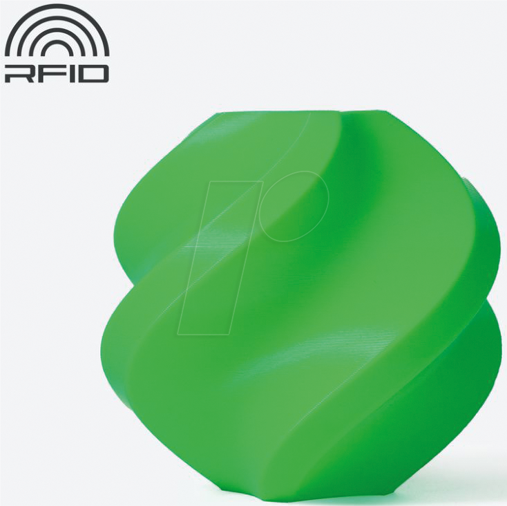 BL A00-G6-SPLFR - Filament, PLA Basic, Refill, Bambusgrün, 1,75 mm, 1 kg