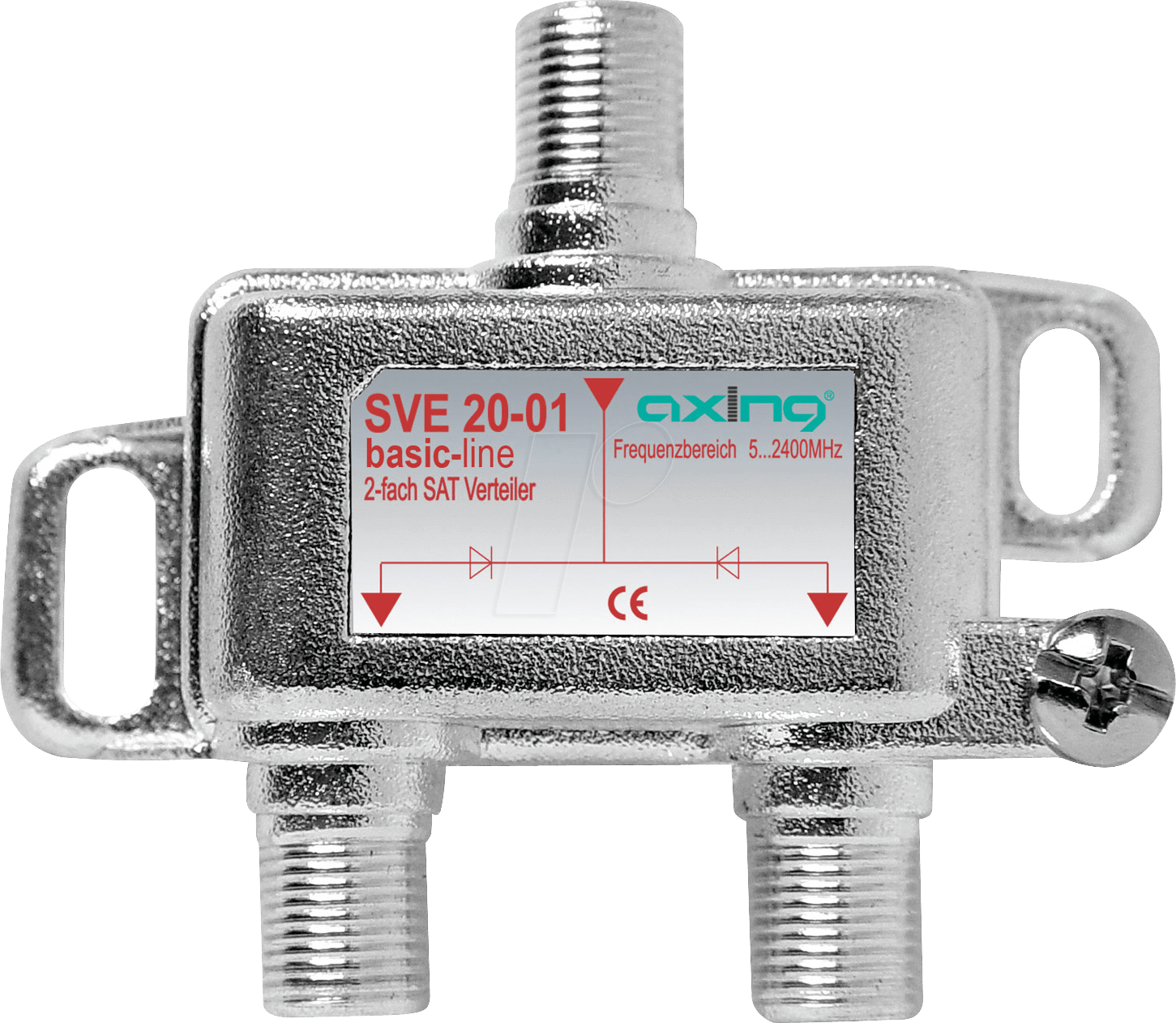 SVE 20-01 - Verteiler, 5-2400 MHz, 2-fach, 8 dB