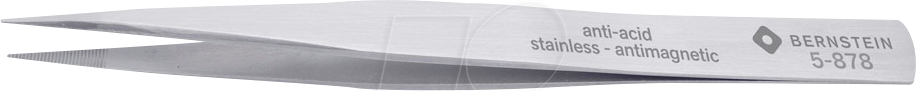 Thumbnail - BERN 5 878 - Universal-Pinzette, gerade, spitz, gezahnt, 130 mm