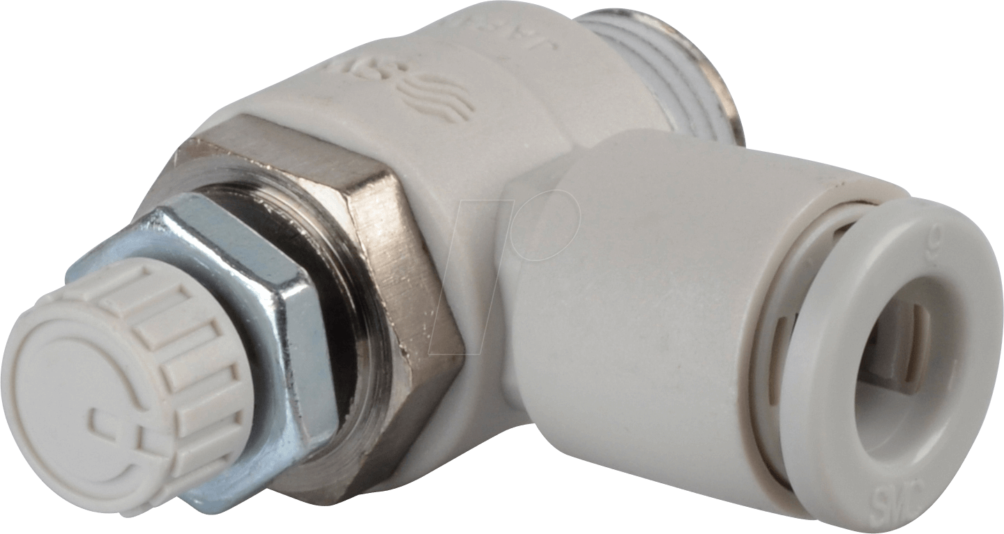 AS2201F-01-06S - Drosselrückschlagventil, gewinkelt, R1/8 6 mm