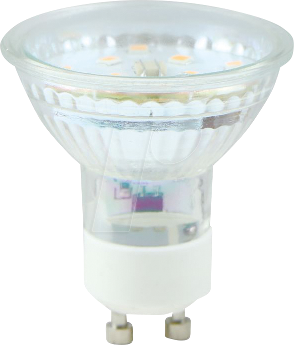 LUXULA LX100565 - LED Lampe GU10, 5W, 525lm, 2700K, , Glasgehäuse